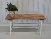 Coffee Table White Legs 1m x .45m x .48m